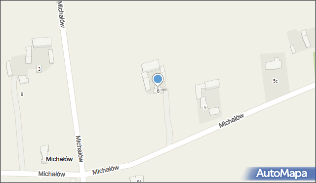 Michałów, Michałów, 6, mapa Michałów