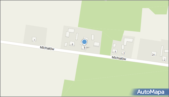 Michałów, Michałów, 5, mapa Michałów