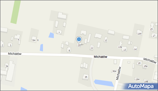 Michałów, Michałów, 10, mapa Michałów