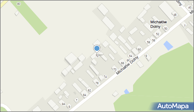 Michałów Dolny, Michałów Dolny, 72, mapa Michałów Dolny