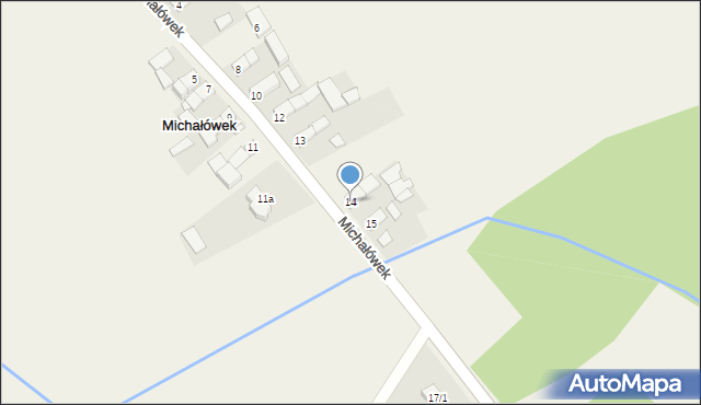 Michałówek, Michałówek, 14, mapa Michałówek