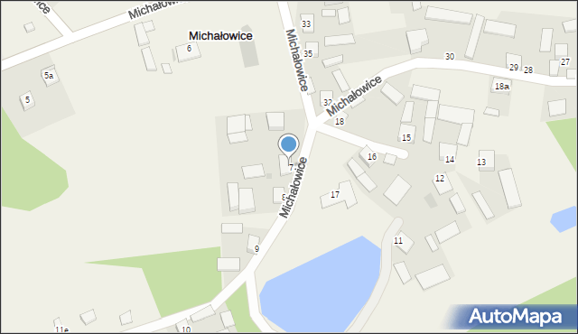 Michałowice, Michałowice, 7, mapa Michałowice