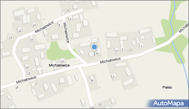 Michałowice, Michałowice, 4, mapa Michałowice