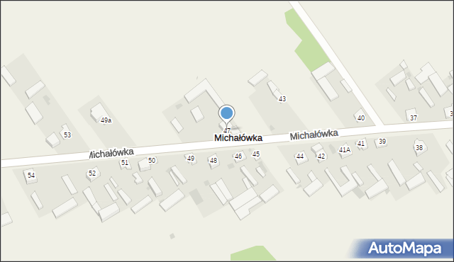 Michałówka, Michałówka, 47, mapa Michałówka