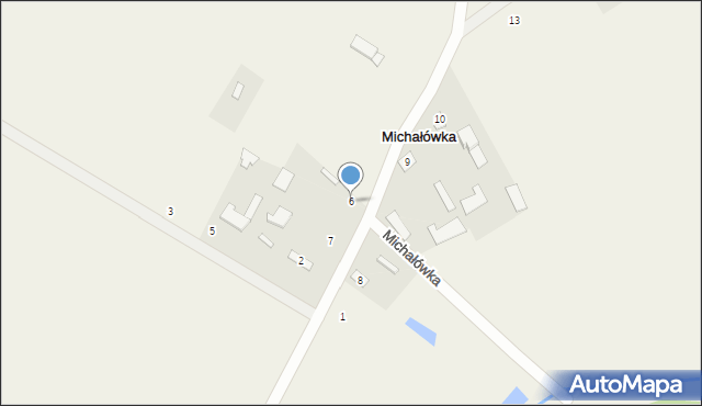 Michałówka, Michałówka, 6, mapa Michałówka