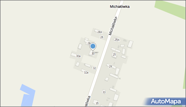 Michałówka, Michałówka, 30, mapa Michałówka