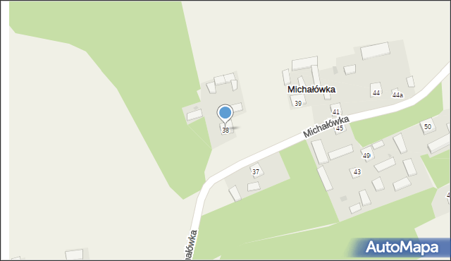 Michałówka, Michałówka, 38, mapa Michałówka