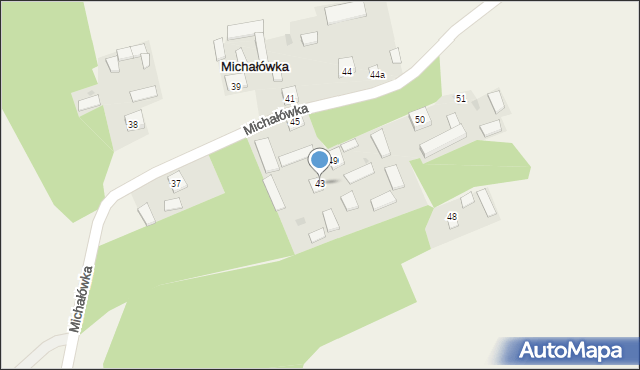 Michałówka, Michałówka, 43, mapa Michałówka