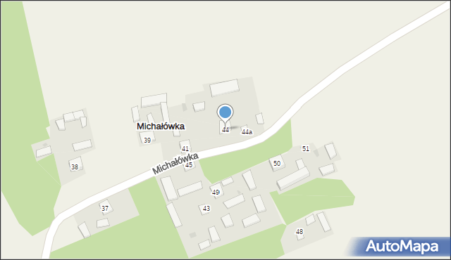 Michałówka, Michałówka, 44, mapa Michałówka