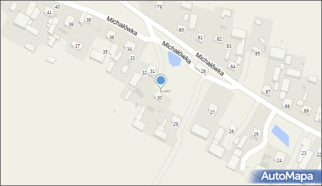 Michałówka, Michałówka, 30, mapa Michałówka