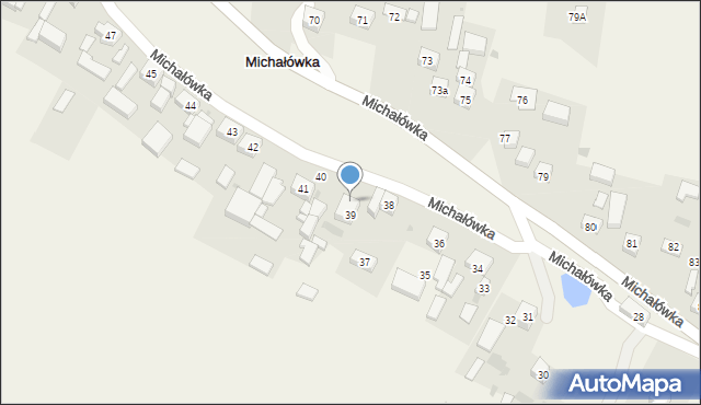 Michałówka, Michałówka, 39, mapa Michałówka