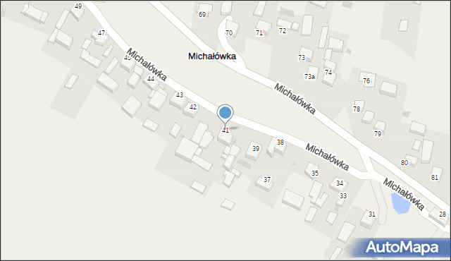 Michałówka, Michałówka, 41, mapa Michałówka