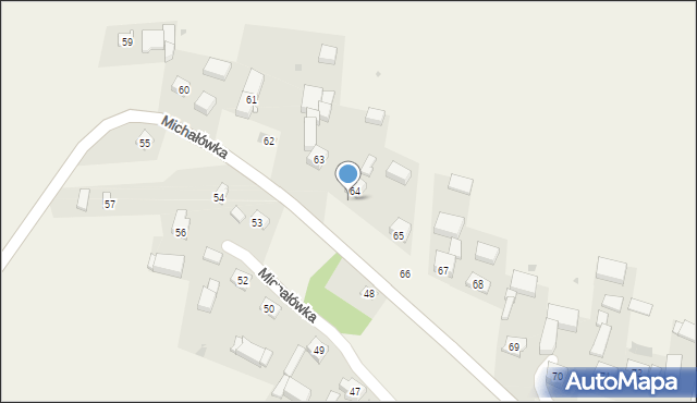 Michałówka, Michałówka, 64, mapa Michałówka
