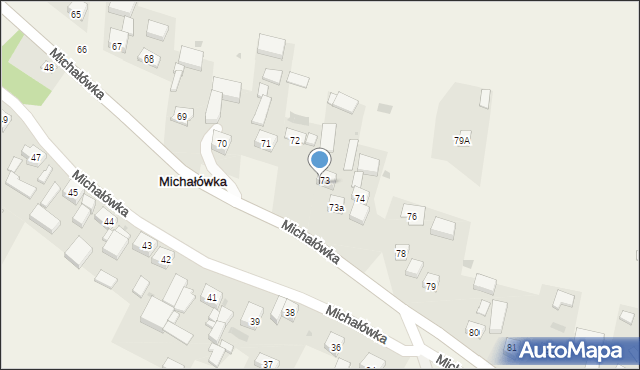 Michałówka, Michałówka, 73, mapa Michałówka