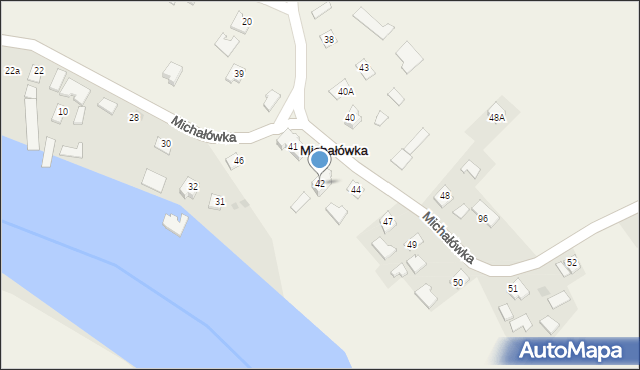 Michałówka, Michałówka, 42, mapa Michałówka