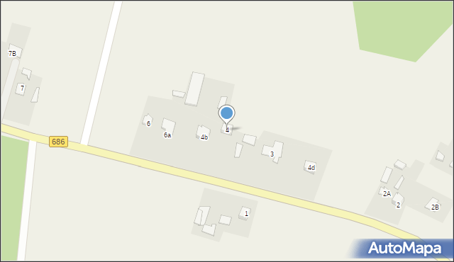 Michałowo-Kolonia, Michałowo-Kolonia, 4, mapa Michałowo-Kolonia