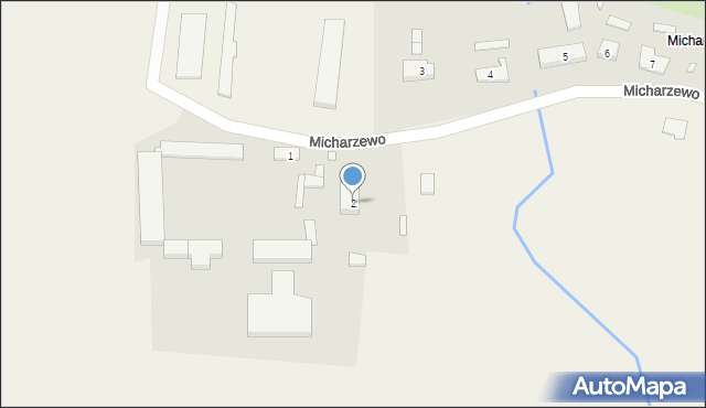 Micharzewo, Micharzewo, 2, mapa Micharzewo