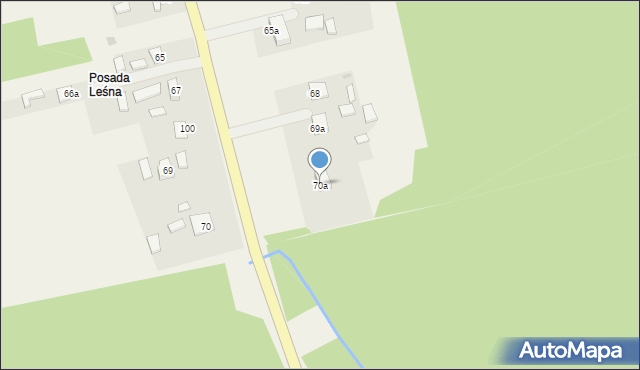 Michniów, Michniów, 70a, mapa Michniów