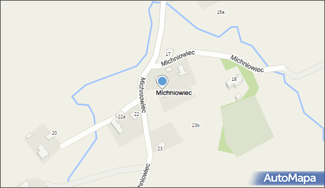 Michniowiec, Michniowiec, 19, mapa Michniowiec