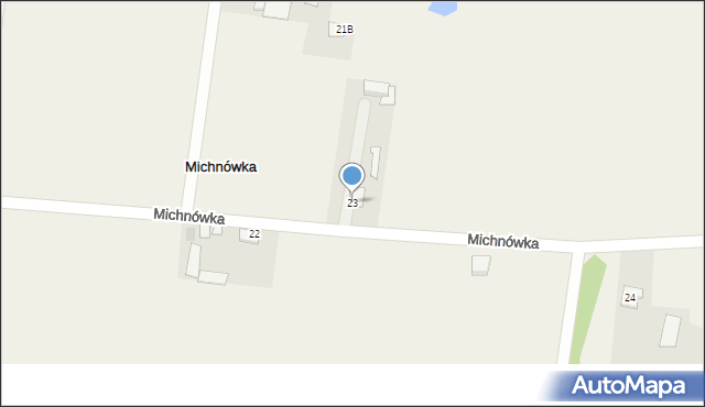 Michnówka, Michnówka, 23, mapa Michnówka