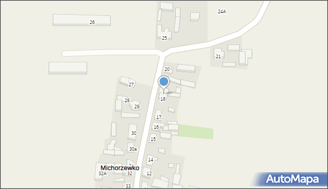 Michorzewko, Michorzewko, 19, mapa Michorzewko