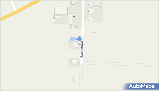 Michowo, Michowo, 3C, mapa Michowo