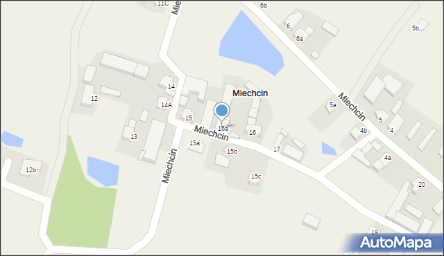 Miechcin, Miechcin, 16a, mapa Miechcin