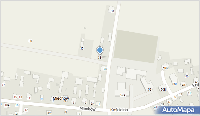 Miechów, Miechów, 33, mapa Miechów