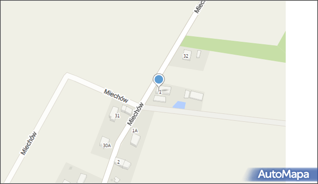 Miechów, Miechów, 1, mapa Miechów