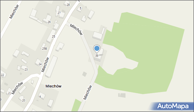 Miechów, Miechów, 33, mapa Miechów