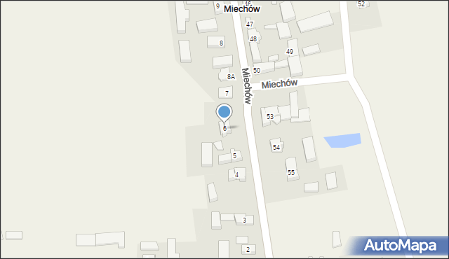 Miechów, Miechów, 6, mapa Miechów