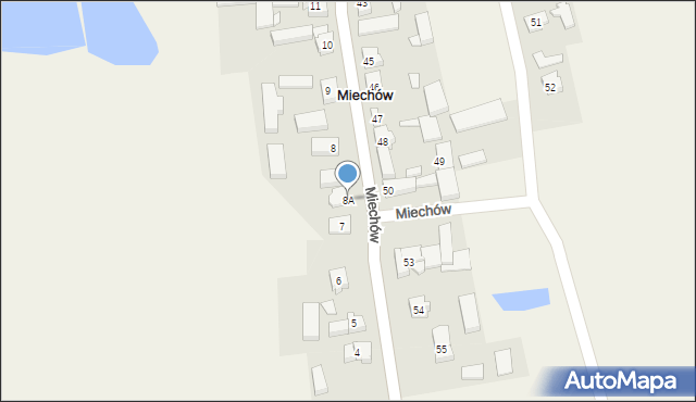 Miechów, Miechów, 8A, mapa Miechów