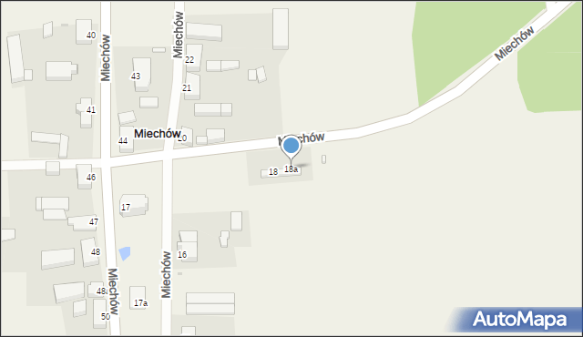 Miechów, Miechów, 18a, mapa Miechów