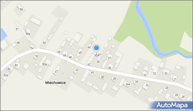 Miechowice, Miechowice, 42A, mapa Miechowice