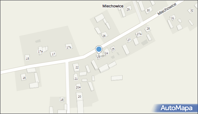 Miechowice, Miechowice, 23, mapa Miechowice