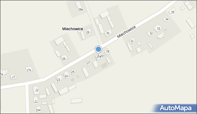 Miechowice, Miechowice, 27A, mapa Miechowice