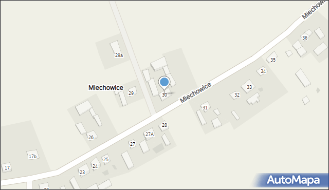 Miechowice, Miechowice, 30, mapa Miechowice