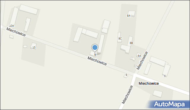 Miechowice Duże, Miechowice Duże, 8, mapa Miechowice Duże