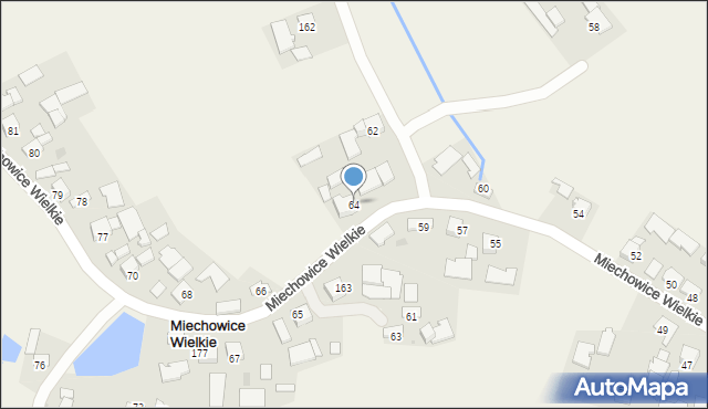 Miechowice Wielkie, Miechowice Wielkie, 64, mapa Miechowice Wielkie