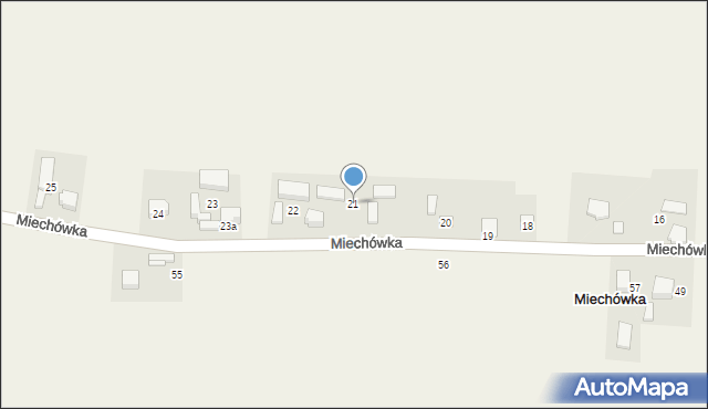 Miechówka, Miechówka, 21, mapa Miechówka