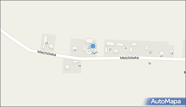 Miechówka, Miechówka, 23a, mapa Miechówka