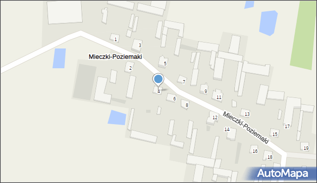 Mieczki-Poziemaki, Mieczki-Poziemaki, 4, mapa Mieczki-Poziemaki