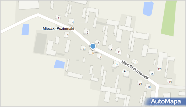 Mieczki-Poziemaki, Mieczki-Poziemaki, 6, mapa Mieczki-Poziemaki