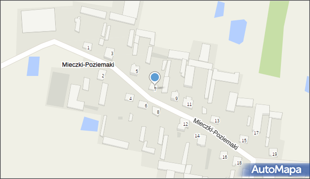 Mieczki-Poziemaki, Mieczki-Poziemaki, 7, mapa Mieczki-Poziemaki