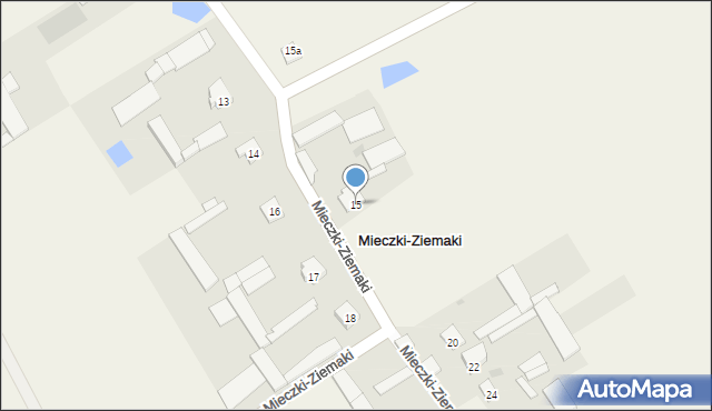 Mieczki-Ziemaki, Mieczki-Ziemaki, 15, mapa Mieczki-Ziemaki