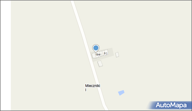 Mieczniki, Mieczniki, 8/5, mapa Mieczniki