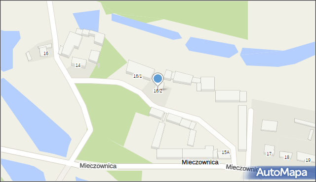 Mieczownica, Mieczownica, 16/2, mapa Mieczownica