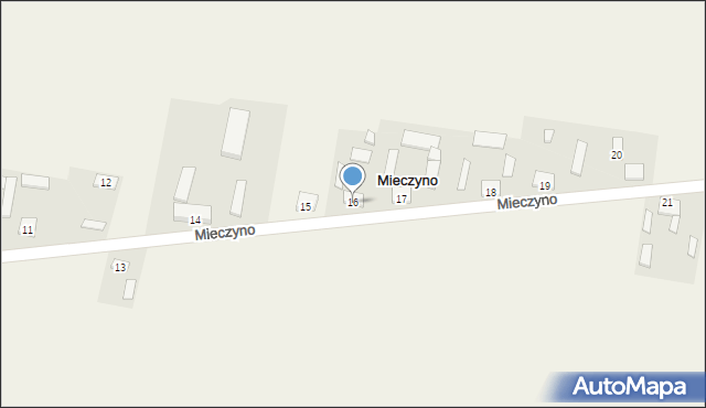 Mieczyno, Mieczyno, 16, mapa Mieczyno