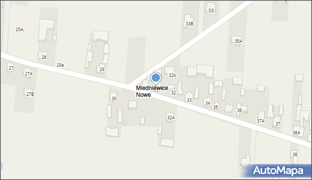 Miedniewice, Miedniewice, 31, mapa Miedniewice