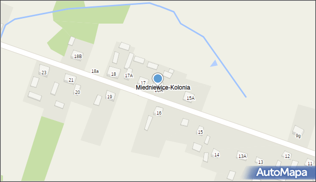 Miedniewice, Miedniewice, 16A, mapa Miedniewice